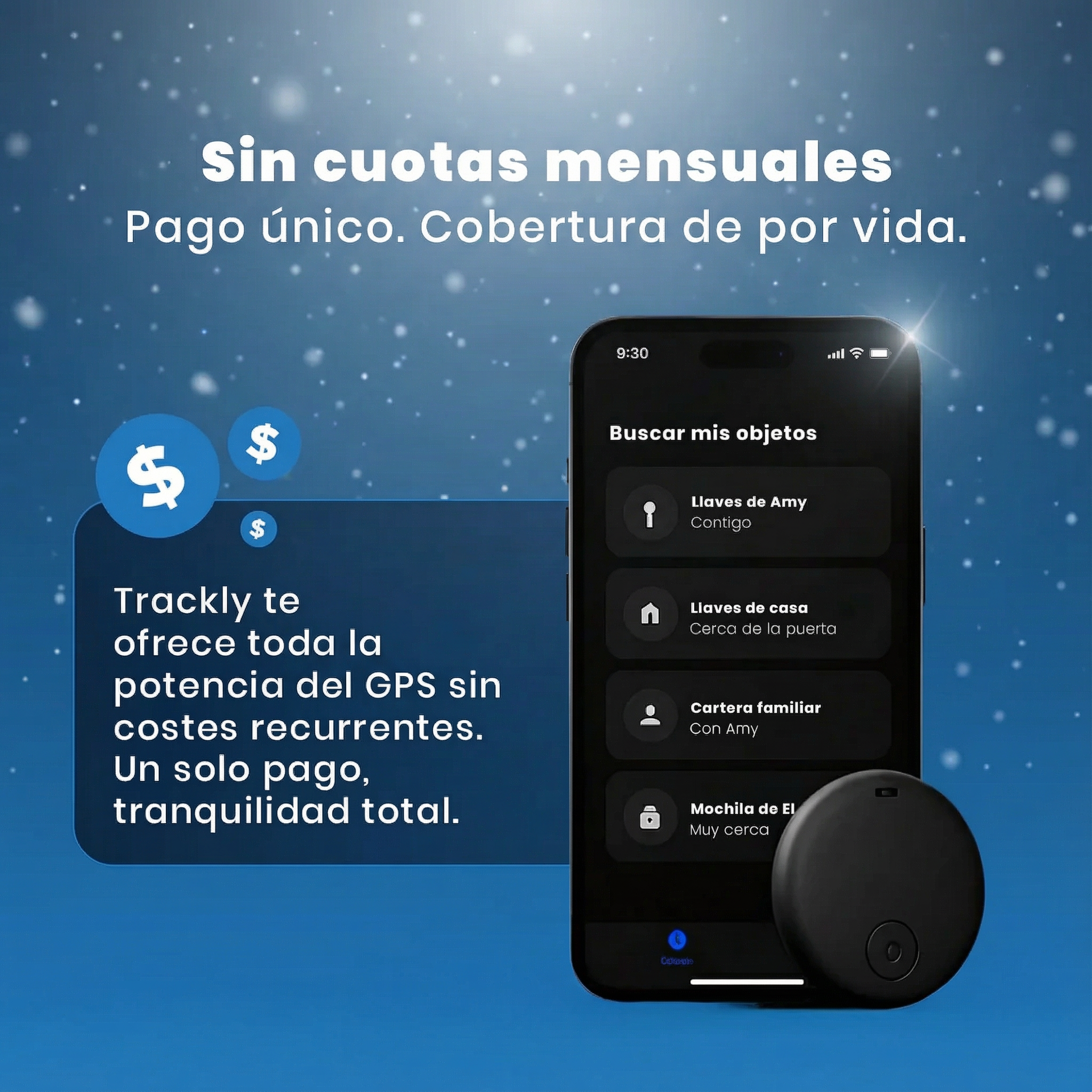 Trackly™ – No solo un localizador GPS para coches. Tu buscador de todo.