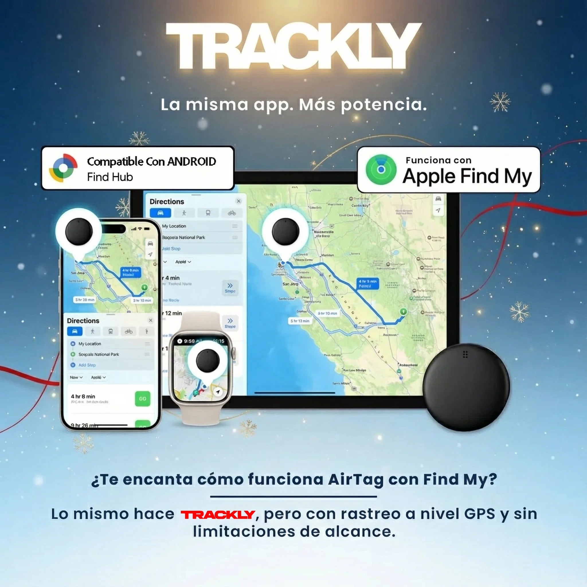Trackly™ – No solo un localizador GPS para coches. Tu buscador de todo.