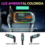 🚗⚡ Cargador de Auto Retráctil 4 en 1 + ENVÍO GRATIS