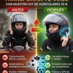 Nuevos auriculares para casco de Moto Bluetooth Seguro