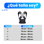 Corrector de Postura Ajustable con Soporte, Alivio del dolor