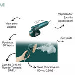 Plancha portátil de Vapor + Envío Gratis || Elimina Arrugas sin Mesa ni Tabla